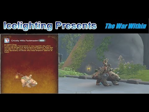 NEW Repair & Transmog Mount! - Grizzly Hills Packmaster Mount - COST REAL MONEY!