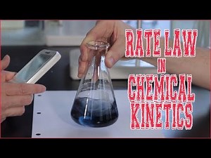 RATE LAW IN CHEMICAL KINETICS Pre-Lab - NYB Chemistry of Solutions