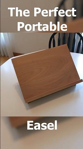 Easy DiY Portable Drawing Board Easel! #easel #woodworking#diy #homeimprovement #art