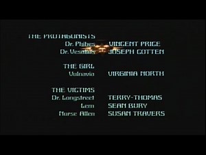 The Abominable Dr. Phibes (1971) End Credits (TCM 2023)