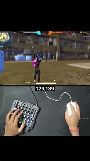 Mastering Free Fire: Keyboard and Mouse Gameplay with Handcam