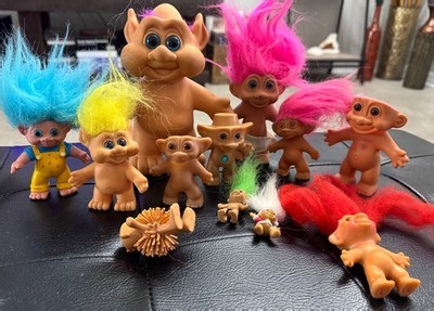 Troll Dolls Lot Of 12. 1990s Various Brands. 1 ” Through  6”. All Original | eBay