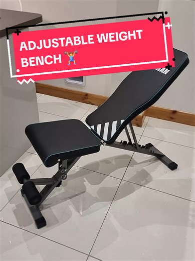 Adjustable Weight Bench for Home Gym Workouts