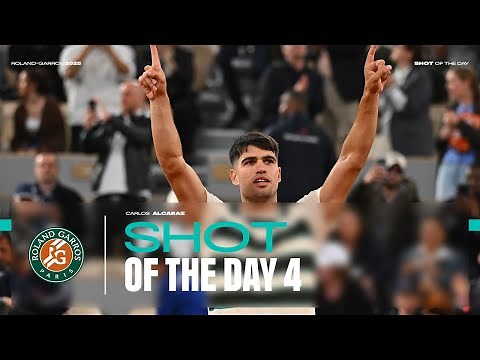 Shot of the day #4 Carlos Alcaraz | Roland-Garros 2025