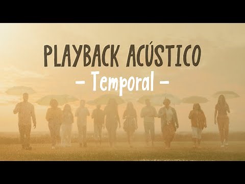Vocal Livre - Temporal | Playback Acústico | Karaoke Version