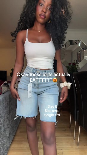 Katch Me Look Women's Classy Mid-Rise Tassel Hem Baggy Denim Shorts, Vintage Multi-Pocket Bermuda Shorts, Loose Jeans Outfits, Street Womenswear #dealdrop #tiktokmadebuythis #shorts #ukheatwave