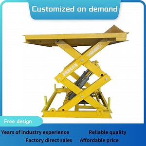 [Hot Item] Heavy-Duty Fixed Scissor Lift Platform for Large Loads