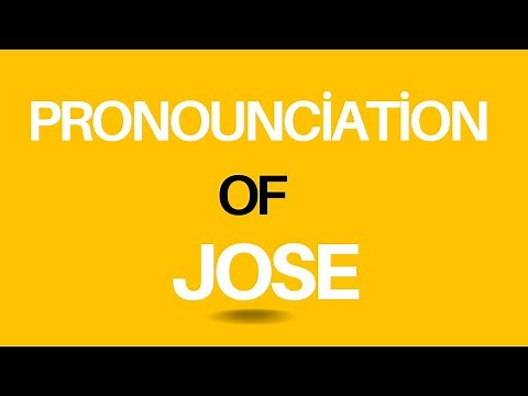 How to Pronounce "Jose" Correctly | American Pronunciation #Jose