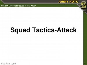 Squad Tactics-Attack - SlideServe