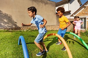 Idées de courses et jeu de relais pour enfant