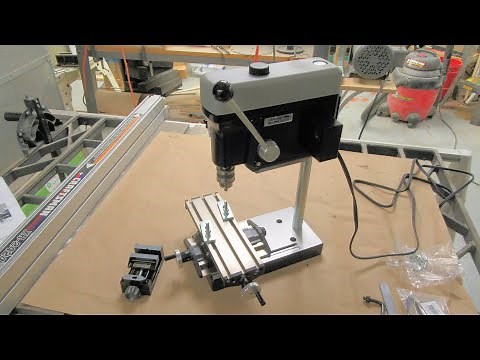 Micro-Mark: MicroLux Mini Drill Press with Vise and X-Y Table Accessories