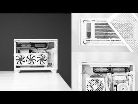 Quietly Building an All-White SFF PC / RTX 5070 / Ryzen 7 9850X3D