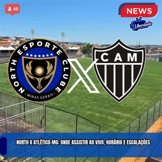 🦋 TV LIBERDADE 🎙🌎 on Instagram: "Veja também desfalques, arbitragem e outras informações do jogo da segunda rodada do Campeonato Mineiro; Premiere mostra a partida ao vivo, ge acompanha em Tempo Real com vídeos exclusivosNorth e Atlético-MG se enfrentam nesta quarta-feira, às 19h30 (de Brasília), na Arena Credinor, em Montes Claros, pela segunda rodada do Campeonato Mineiro. A partida tem transmissão ao vivo, para todo o Brasil, pelo Premiere.Caçula na elite do Campeonato Mineiro, o North bus