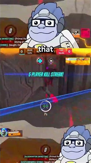 POV: Peak Winston Primal Mechanics ⚡️ #OW2