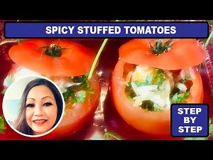 Spicy Stuffed Tomatoes | Spicy Stuffed Tomatoes Recipe