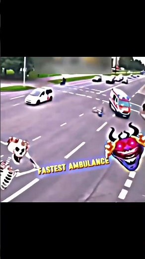 Fastest ambulance...🥶 #trollface #edit #viralshorts #trending