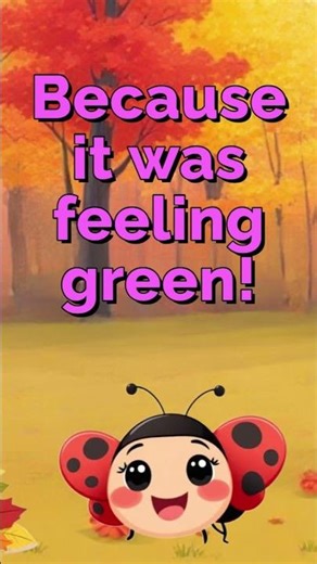 Lulu’s Leaf Joke 🍃 #PreschoolJokes #KidsShorts #LuluTheLadybug