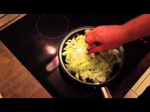Spitzkohl kochen (schmoren)
