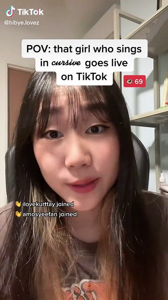 Cursive Singing TikTok Live: Deshawn's Performance