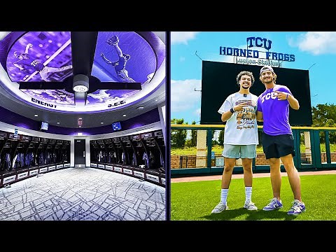 Inside the TCU HORNED FROGS $20,000,000 Baseball Facility!