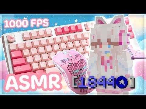 The SMOOTHEST 1000 FPS Hypixel Bedwars ASMR (Aesthetic Keyboard & Mouse Sounds) 🌸