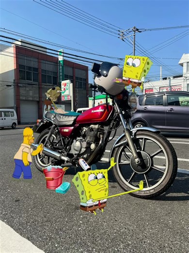 #CapCut #cbr250rr #z250fs #バイク女子 #バイク #04 #カワサキ