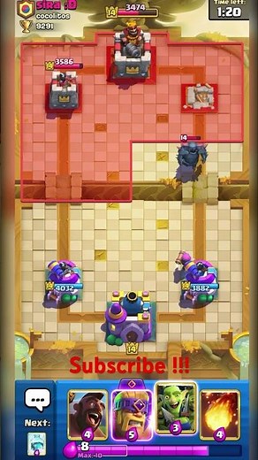 Clash royale ME VS BOT