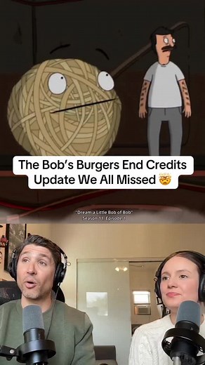 We totally missed this! Link in our for the full podcast ep. #bobsburgers #bobsburgersfan #tv #bobsburgersislife #animation #tinabelcher #bobsburgersmemes #louisebelcher | Bob's Credits - A Bob's Burgers Podcast