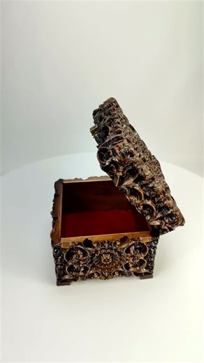 Hand-carved Walnut Jewelry Box: Carpathian Rustic Keepsake Box - Etsy