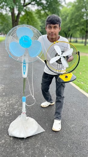 Mini Table fan ￼Vs Big Stand Cooler Fan ￼Unboxing And Testing 😱