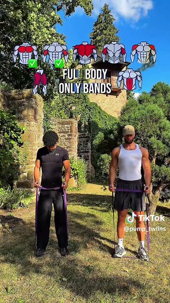 💪 Full Body Resistance Band Workout Everything you need for an effective full body workout using only resistance bands. 4 sets × 10–12 reps 💾 Save this workout for later. #fy #gym #fitness #motivation #training