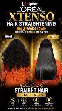 L’Oréal Professionnel XTENSO Hair Straightening Treatment | Complete Step By Step Tutorial #shorts