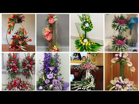 Top beautiful fresh flower arrangement and decoration