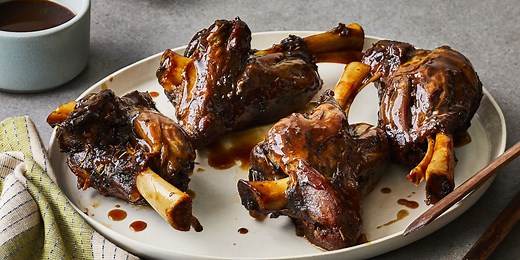 Saba-Braised Lamb Shanks