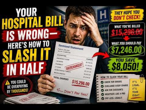 Your Hospital Bill Is Wrong, Here's How to Slash It in Half