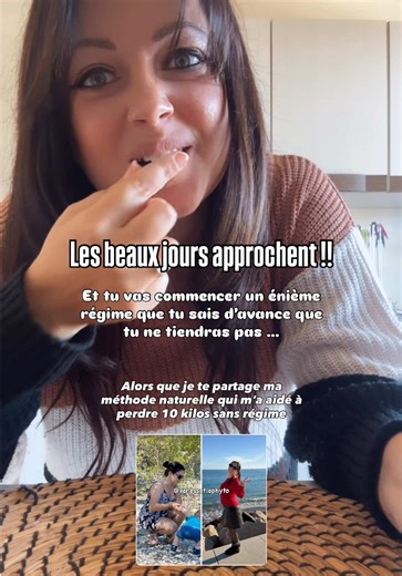 Les beaux jours approchent… ☀️ Et tu le sais. Tu vas commencer encore un régime. Celui que tu te promets de tenir. Celui que tu sais, au fond, que tu abandonneras dans quelques jours ou semaines. Frustration. Restriction. Culpabilité. Et on recommence encore et encore… 🤯😤 Moi aussi je suis passée par là! Jusqu’au jour où j’ai arrêté d’attaquer mon corps. J’ai arrêté les régimes stricts. J’ai arrêté de me frustrer. J’ai choisi une approche naturelle 🍃adaptée et personnalisée. Une méthode qui m