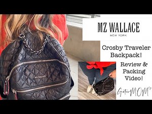 MZ WALLACE | Crosby Backpack Review! | GatorMOM