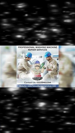 Professional Washing Machine Repair Services #pakistanservices #hewadkaregar #washingmachinerepair