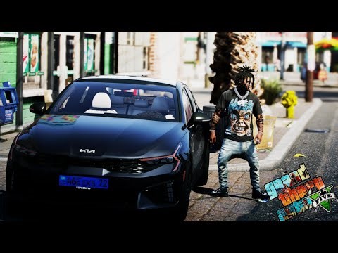 GTA 5 RP | Franklin Starts Uber Driving in a New Kia K5