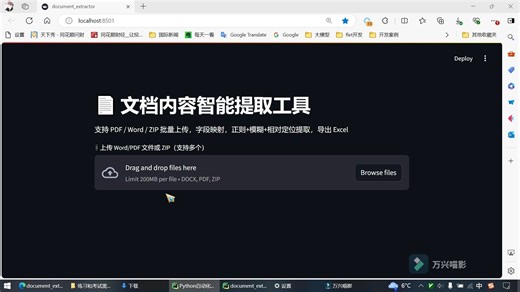 Python Streamlit – 万能的文档信息提取管家