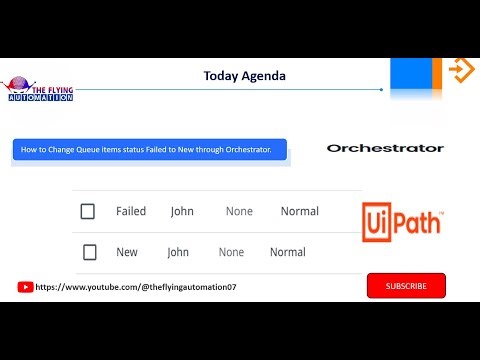 How to change Queue items status failed to New through Orchestrator || Uipath Orchestrator Tutorial