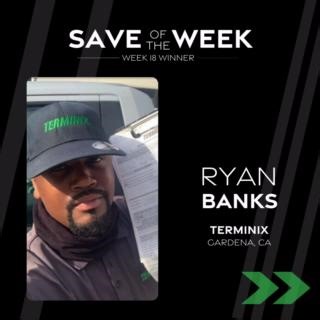This week's Terminix Save of the Week goes to Ryan Banks for his thorough, polite, and professional customer service. His dedication to making customers comfortable and knowledgeable about the services we provide truly makes him stand out! See what Patrice has to say about Ryan! Make sure to check out USL Championship and USL League One's KICKIN' Saves of the Week on their pages! ⚽ | Terminix