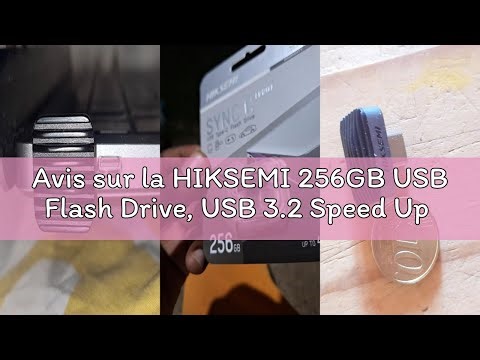 Avis sur la HIKSEMI 256GB USB Flash Drive, USB 3.2 Speed Up to 450MB/s, Mini Type-C External SSD for