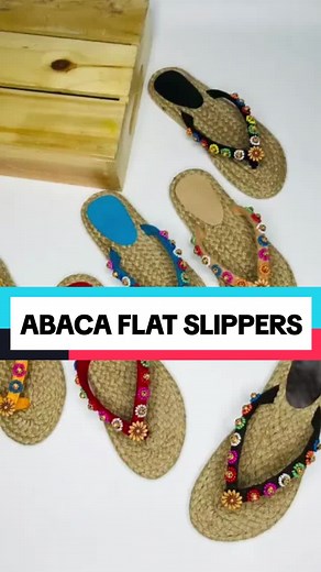 Stylish Abaca Flat Slippers for Everyday Comfort