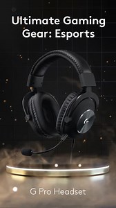 Hear all victories coming your way. Game with complete confidence with the Logitech G Pro Headset.😎 #LogitechG #PROSeries #GamingHeadset | Logitech G