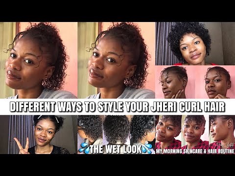 DIFFERENT WAYS TO STYLE YOUR JHERI CURL WHEN GOING OUT! 💝 *Requested* | MS JOVOU