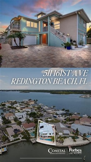 Kendra Fountain on Instagram: "✨🌊 WATERFRONT WOW FACTOR 🌊✨ This Redington Beach stunner is giving luxury, views, and serious main-character energy 😍 Open water panoramas, a jaw-dropping chef’s kitchen, private elevator, pool + spa, TWO garages, and craftsmanship you can feel the moment you walk in. This isn’t just a home… it’s an experience — and it must be seen in person to truly believe. 💫🏡 📍511 161st Ave | Waterfront Perfection 🎥 Watch till the end… the details are EVERYTHING #Waterfro