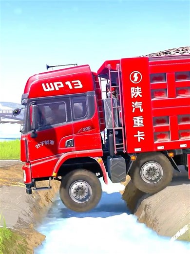 Spintires: MudRunner -SHACMAN DELONG X3000 Towing a Truck on a Snowy Road Ep 487