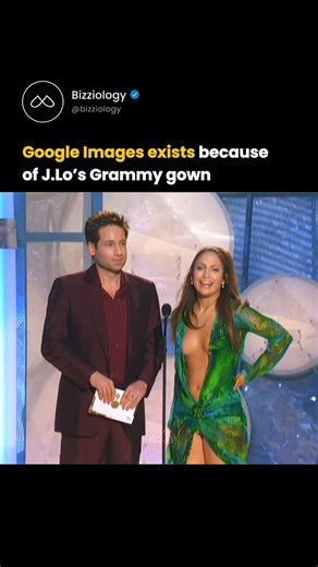 Bizziology on Instagram: "When Jennifer Lopez wore her green Versace gown to the 2000 Grammys, it became one of the most searched looks in history, but Google could only show text results. The overwhelming demand sparked the creation of Google Images in July 2001, revolutionizing how people discover and browse visual content online. PS - I created a PDF with the best advice from the world’s 10 richest entrepreneurs. Comment “PDF” to get it free ⚡️"