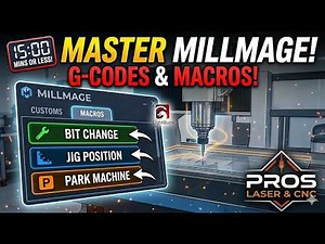 STOP Manually Jogging! | Master MillMage Macros & G-Codes FAST